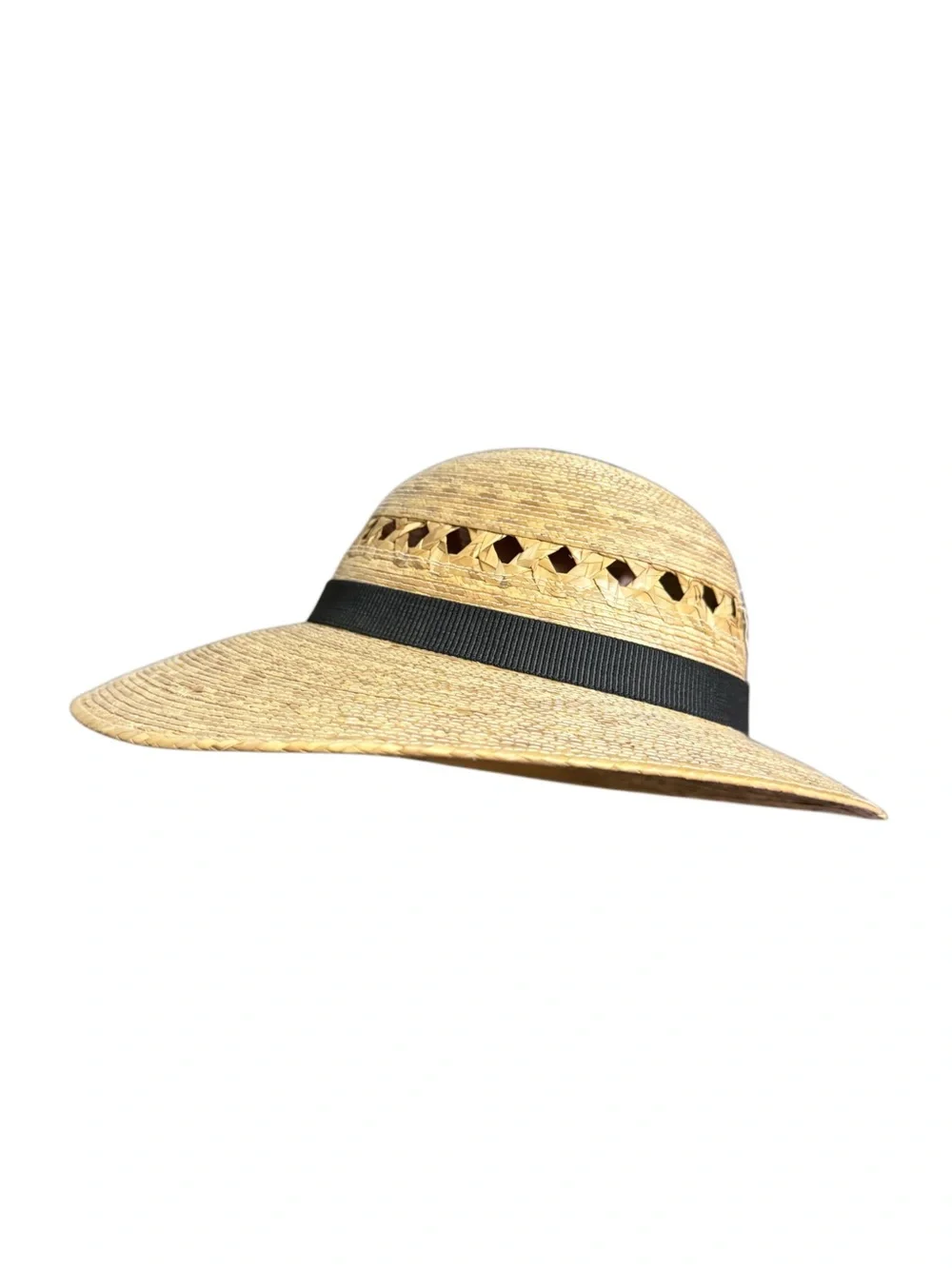 🤍 NWOT Tula Handwoven Palm Straw Sun Hat | Wide Brim | Boho Boutique Chic